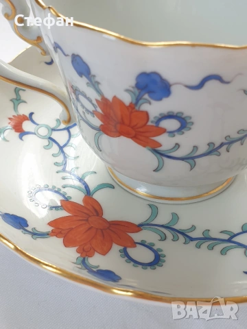 Порцеланов комплект Майсен, снимка 2 - Антикварни и старинни предмети - 54307156