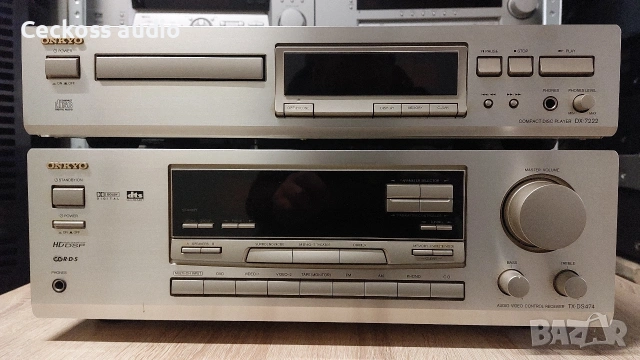 ТОП ЦЕНА:99 Комплект на ONKYO Ресивър TX-DS494, CD player DX-7222, снимка 3 - Ресийвъри, усилватели, смесителни пултове - 50011331