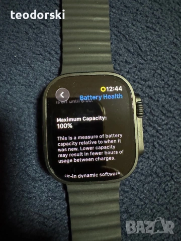 Apple Watch Ultra 3 – Перфектно състояние, 100% батерия, гаранция, снимка 2 - Аксесоари за Apple - 54450028