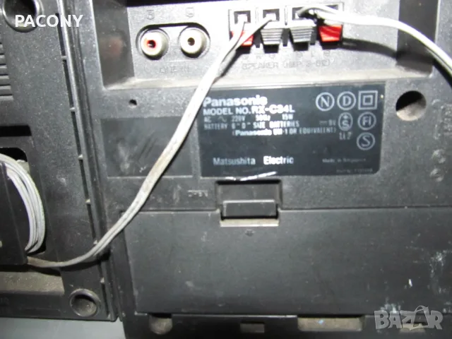 радиокасетофон PANASONIC RX-C 34 L , снимка 6 - Радиокасетофони, транзистори - 49420944