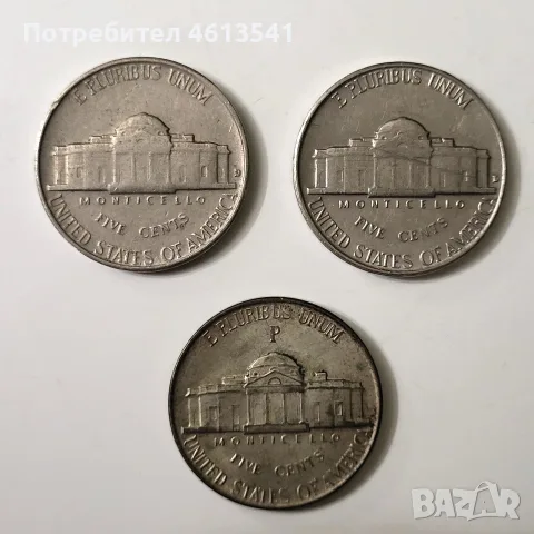 Лот от 5 цента USA, снимка 2 - Филателия - 55676928