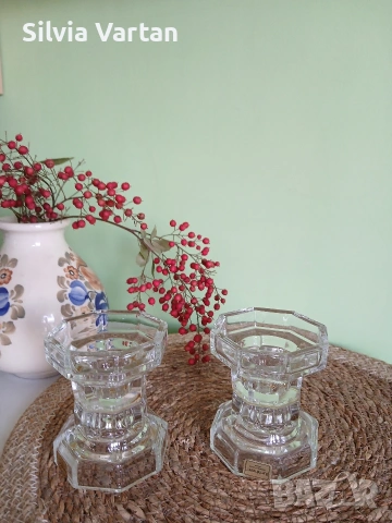 Свешник от кристално стъкло, снимка 3 - Декорация за дома - 54396798