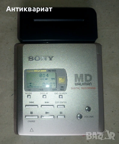 Мини диск Sony MiniDisc Recorder MZ-R55 / Japan, снимка 6 - Други - 55118648