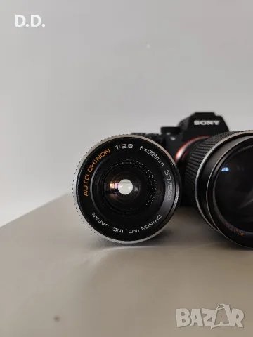 М42 обективи Chinon F2.8 28mm & 135mm, снимка 2 - Обективи и филтри - 55313618