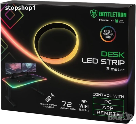 Battletron 3M RGB геймърска LED лента LSC Razer Chroma RGB
