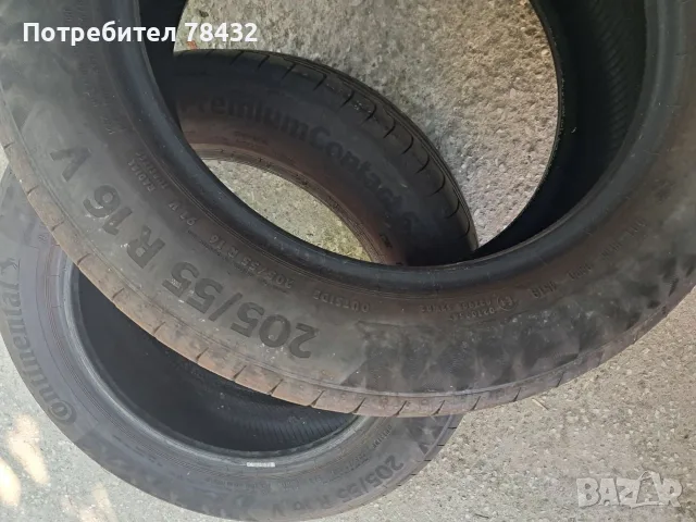 Летни гуми 205/55/16 - 2бр, снимка 3 - Гуми и джанти - 55340511