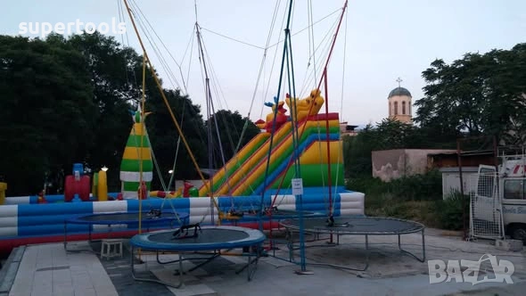 Продавам голям надуваем батут– 14 м x 10 м, височина около 8 м, снимка 4 - Друго търговско оборудване - 54870043