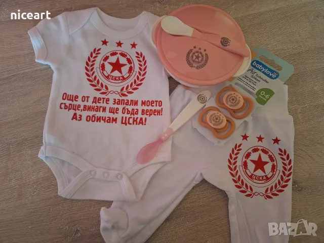 Бебешко боди на ЦСКА, снимка 8 - Бодита за бебе - 55557533