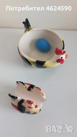 Великденски комплект- кошничка и салфетник, снимка 2 - Декорация за дома - 54014890