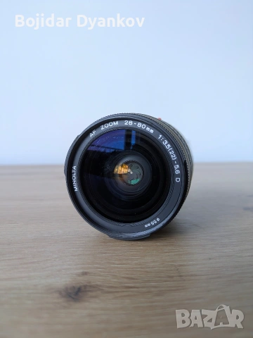 Minolta AF ZOOM 28-80mm 1:3.5-5.6 D Обектив, снимка 2 - Обективи и филтри - 54679800