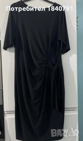 Черна стилна рокля, стреч, на Debenhams UK – The Collection – XL (46-48)