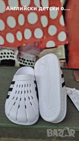 Английски детски оригинални чехли Adidas , снимка 7 - Детски сандали и чехли - 54379518