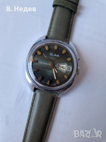 SLAVA кал. 2428, 26 jewels USSR, 2428, case 37mm, TOP!
