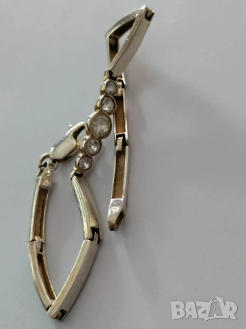 Сребърна гривна, снимка 3 - Гривни - 54267823