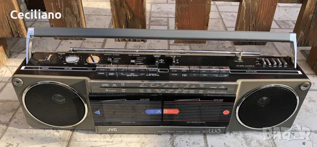 JVC RC-W3LE – ретро  радиокасетофон от Япония