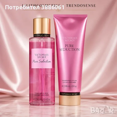 Комплект Victoria's Secret Pure Seduction  спрей за тяло 250 ml и лосион за т