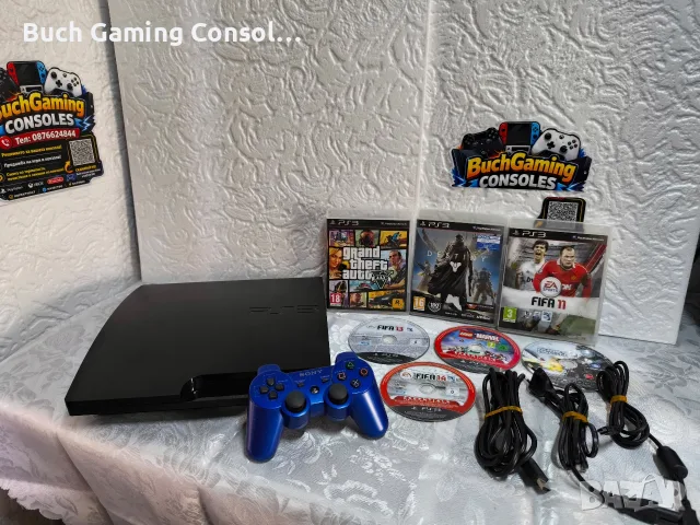 Playstation 3 Slim 160GB / Перфектно състояние/ 7 игри!, снимка 3 - PlayStation конзоли - 55504910