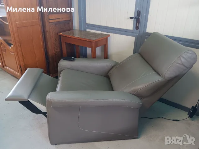  Фотьойл с функция релакс , снимка 3 - Дивани и мека мебел - 55414794