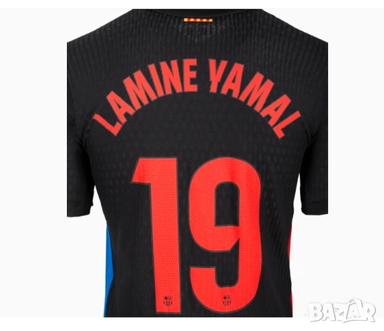 лимитирана серия футболна фланелка  - FC Barcelona и Travis Scott – Ламин Ямал номер 19. размер S, снимка 4 - Футбол - 54031945