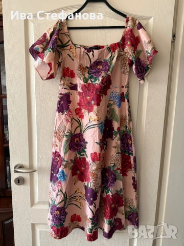Нова  кукленска красива елегантна рокля флорарен принт zara Zara Зара , снимка 9 - Рокли - 54149533
