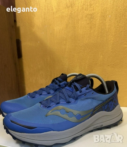 Мъжки Saucony Маратонки за бягане Xodus Ultra 2 S20843-30 Син , 43 размер , снимка 4 - Маратонки - 54301025