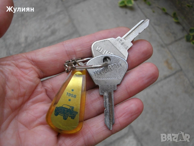  РЕТРО КЛЮЧОДЪРЖАТЕЛ КТА МАДАРА С КЛЮЧОВЕ ТОЛИАТИ ВАЗ ЛАДА , снимка 5 - Антикварни и старинни предмети - 54985894