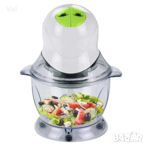 Чопър Rosberg, 400W, 1L, 2 скорости, бяло-зелен, 2 ГОДИНИ ГАРАНЦИЯ, снимка 5 - Чопъри и пасатори - 54842097