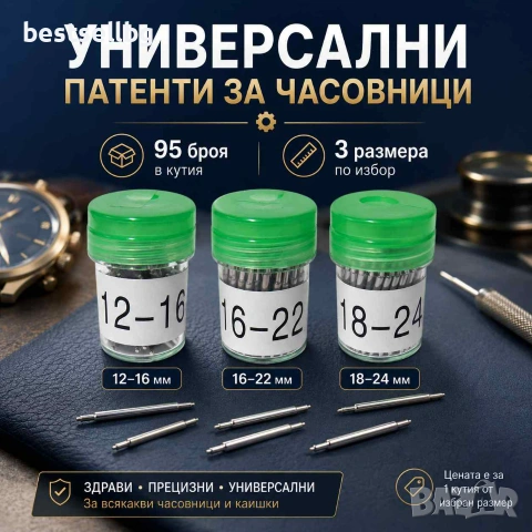 Професионални часовникарски части  аксесоари патенти за часовници каишки