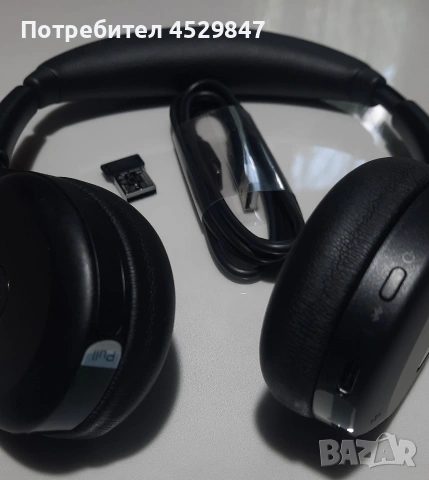 Слушалки Jabra Evolve2 65 Flex Wireless Stereo Headset Microsolft Teams, снимка 4 - Слушалки за компютър - 55283947