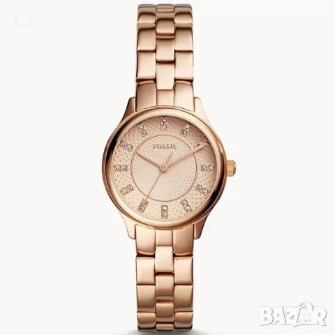Fossil rose gold watch 