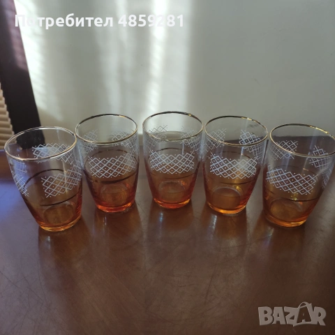 Стъклени чаши за ракия, снимка 3 - Чаши - 55182606