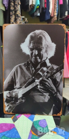 John McLaughlin-метална табела(плакет), снимка 2 - Китари - 55247156