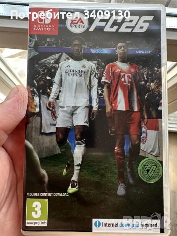 Контролер Джойстик и игра Fifa26 за Nintendo Switch , снимка 5 - Nintendo конзоли - 55562558