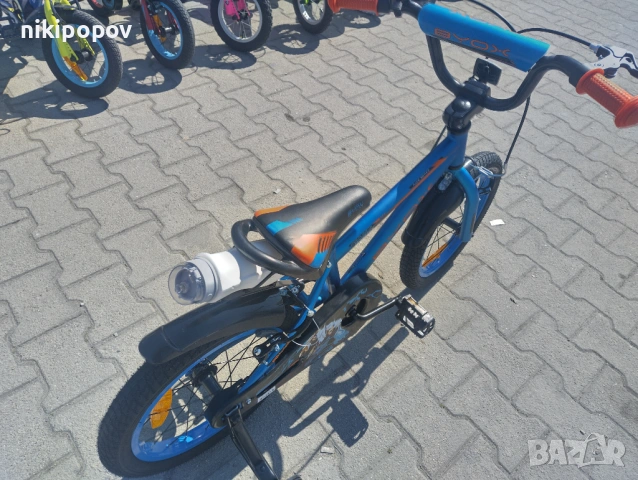 X Детски велосипед 16" MONSTER син, снимка 4 - Велосипеди - 54395129
