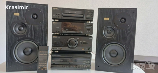 Technics Hi-Fi кула — 4 компонента + тонколони Jamo Harmony 20