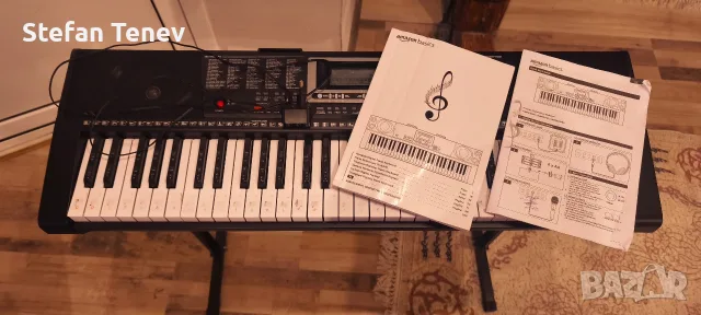🎹 Преносимо дигитално пиано / Синтезатор Amazon Basics JK-80 (61 клавиша) – Като ново!