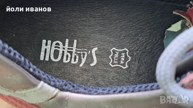 Hobbys-спортни мъжки кожени обувки 45 номер, снимка 2 - Маратонки - 54077794