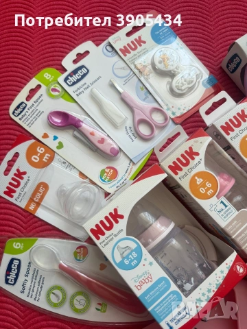 Залъгалки, прибори за хранене, бебешки шишета, снимка 2 - Прибори, съдове, шишета и биберони - 55006888