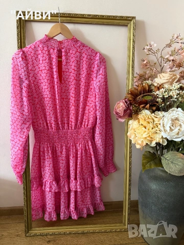 Нова елегантна рокля на цветя, снимка 7 - Рокли - 54003901