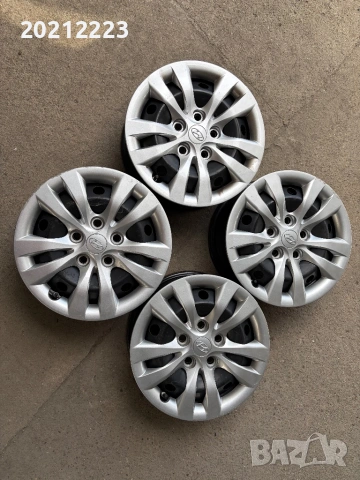 4 броя железни джанти+тасове за Hyundai IX20,Hyundai I30,Hyundai IONIQ 15, снимка 3 - Гуми и джанти - 54122136