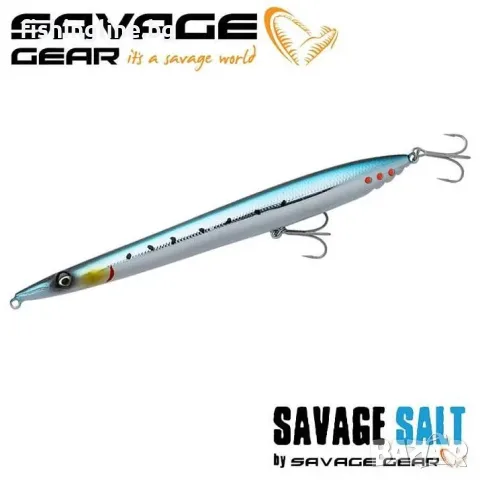 Savage Gear Surf Walker 2.0 125F 12.5cm 9.5g – повърхностен воблер за лефер и лаврак, снимка 7 - Такъми - 55392710