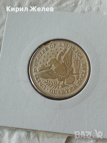 Сребърна монета America USA QUARTER DOLLAR 52344, снимка 3 - Нумизматика и бонистика - 54817347