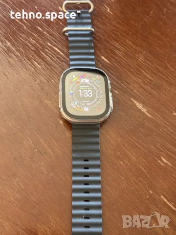 Apple Watch Ultra, КАТО НОВ 49mm, титаниево-керамичен корпус, сапфирено стъкло, GPS + Cellular, снимка 2 - Смарт часовници - 55354502
