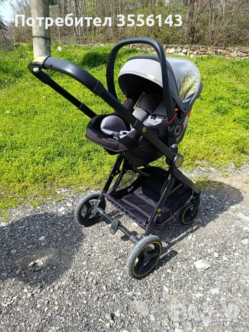 Бебешка количка Chipolino Елит Асфалт , снимка 4 - Детски колички - 54203127