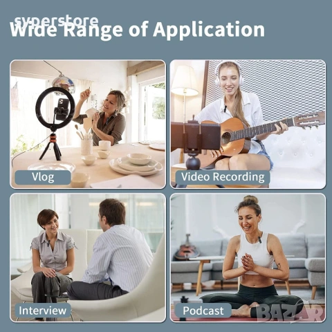 Безжичен микрофон за телефон Digital One SP01081 K9, Wireless Microphone, професионален микрофон, снимка 4 - Микрофони - 54073764