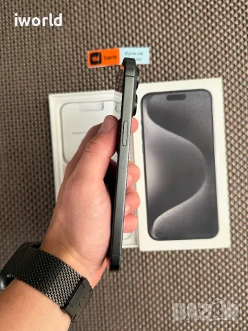 КАТО НОВ❗️iPhone 15 PRO MAX Лизинг от 20€/мес / Black Titanium, снимка 8 - Apple iPhone - 55299264
