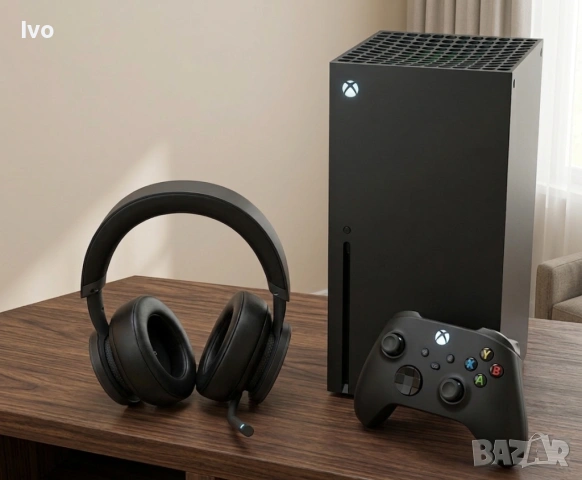 Xbox Series X + Microsoft wireless headset