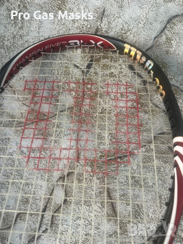Професионална Тенис Ракета Tennis Racquet Wilson BLX Series Khamsin Five 272 Grams 107 sq inches, снимка 7 - Тенис - 55243005