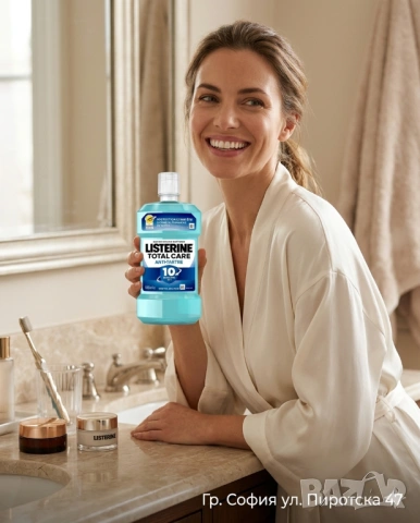 LISTERINE® Total Care Anti-Tartre Menthe Arctique Вода за уста с комплексна защита срещу зъбен камък