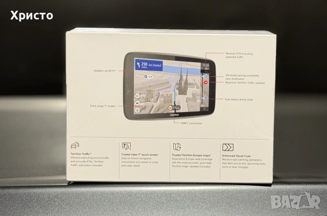 НОВО!!! GPS навигация за автомобил TomTom GO Navigator 2nd Generation (7”) , снимка 3 - Аксесоари и консумативи - 55228021